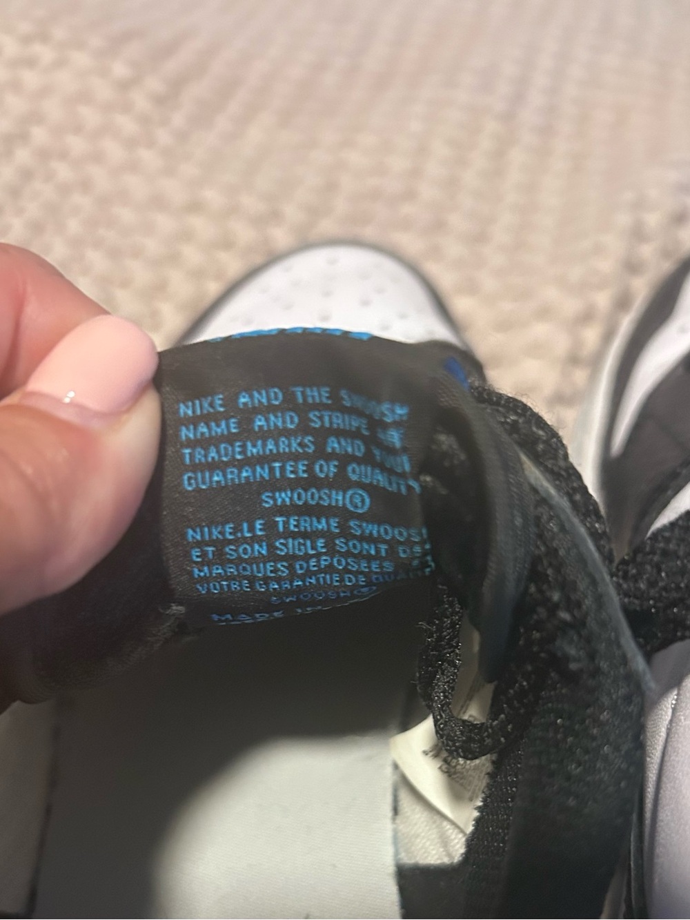 Jordan 1 Retro Low OG
Black Dark Powder Blue - Picture 5 of 5